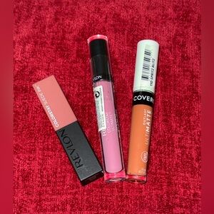 Revlon and CoverGirl Lipstick Set